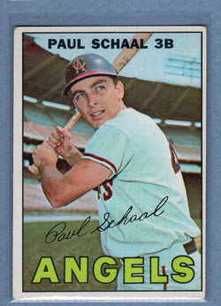 1967 Topps #58 Paul Schaal (Bat Natural Above Name)  EX   GO340