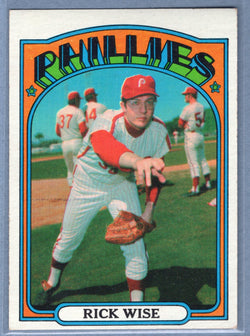 1972 Topps #43 Rick Wise Ex-Nm