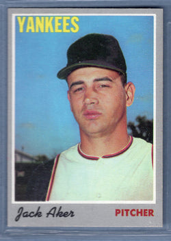 1970 Topps #43 Jack Aker  EX-MT  SB1
