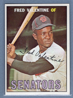 1967 Topps #64 Fred Valentine EX-MT  GO460