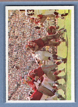 1966 Philadelphia #182 San Francisco 49ers (3) EX-MT  GO320