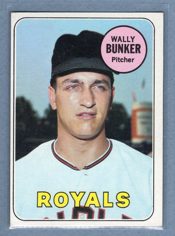 1969 Topps #137 Wally Bunker (c) EX-MT  GO265