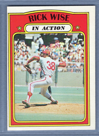 1972 Topps #44 Rick Wise IA EX-MT   GO464