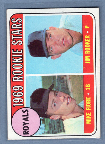 1969 Topps #376 Royals Rookies (a) EX   GO501