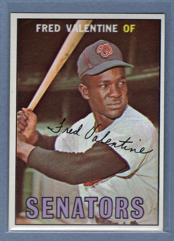 1967 Topps #64 Fred Valentine EX-MT  GO410
