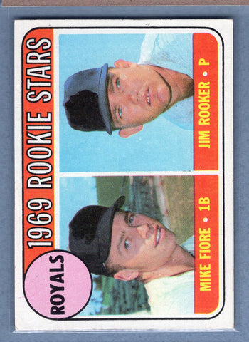 1969 Topps #376 Royals Rookies (b) EX   GO501