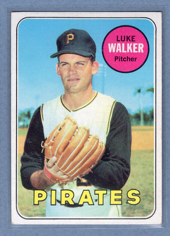 1969 Topps #36 Luke Walker EX  GO850