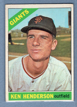 1966 Topps #39 Ken Henderson (st) (b) VG  GO470