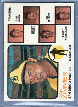1973 Topps #12 Padres mngr/Coaches  (a) EX-MT  GO669