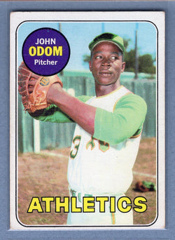 1969 Topps #195 John Odom (c) EX  GO577