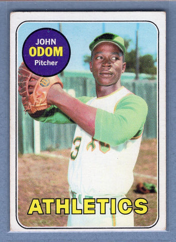 1969 Topps #195 John Odom (c) EX  GO577