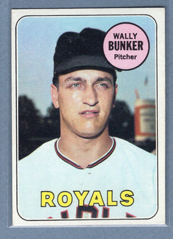 1969 Topps #137 Wally Bunker (e) EX-MT  GO265