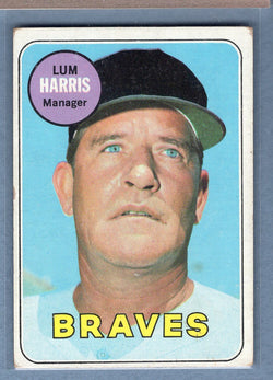 1969 Topps #196 Lum Harris (a) VG-EX  GO577