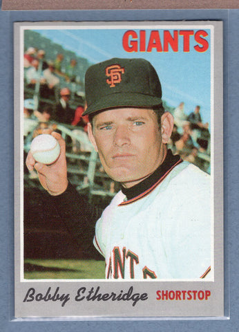 1970 Topps #107 Bobby Etheridge  (a) EX-MT  GO200