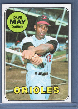 1969 Topps 113 Dave May NM