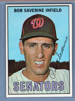 1967 Topps #27 Bob Saverine EX-MT  GO360