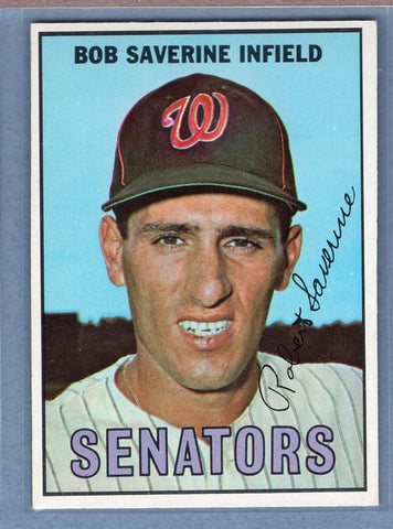 1967 Topps #27 Bob Saverine EX-MT  GO360