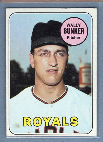 1969 Topps #137 Wally Bunker (f) EX-MT  GO265