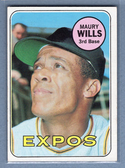 1969 Topps #45 Maury Wills (a) EX-MT  GO602