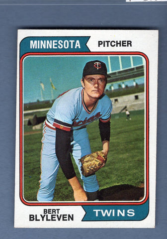 1974 Topps Baseball #98 Bert Blyleven NM-MT 002