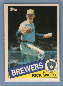 1985 Topps Tiffany #59 Rick Waits NM
