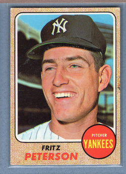 1968 Topps #246 Fritz Peterson (mk) VG  GO180