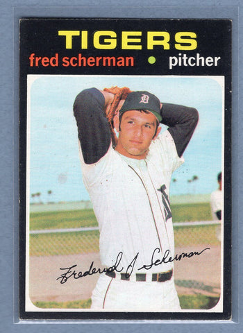 1971 Topps #316 Fred Scherman (a) EX  GO950