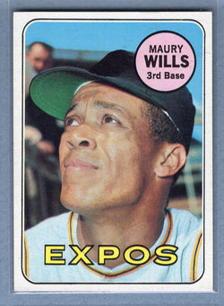 1969 Topps #45 Maury Wills (b) EX-MT  GO602