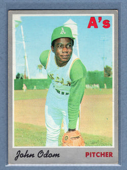 1970 Topps #55 John Odom  EX  GO695