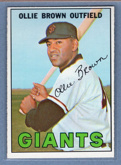 1967 Topps #83 Ollie Brown EX-MT  GO390