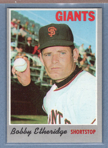 1970 Topps #107 Bobby Etheridge  (b) EX-MT  GO200