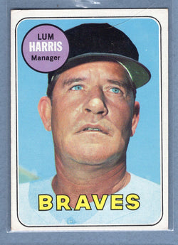 1969 Topps #196 Lum Harris (b) EX  GO577