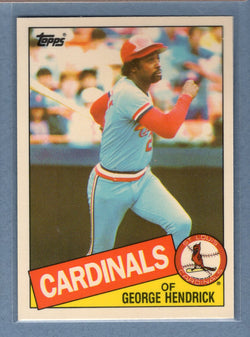 1985 Topps Tiffany #60 George Hendrick NM