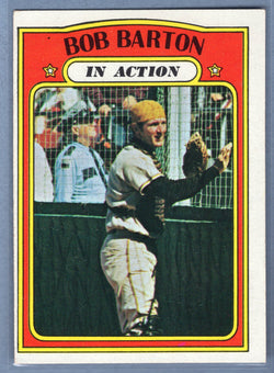1972 Topps #40 Bob Barton IA Ex-Nm