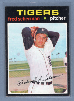 1971 Topps #316 Fred Scherman (st)(b) VG  GO950