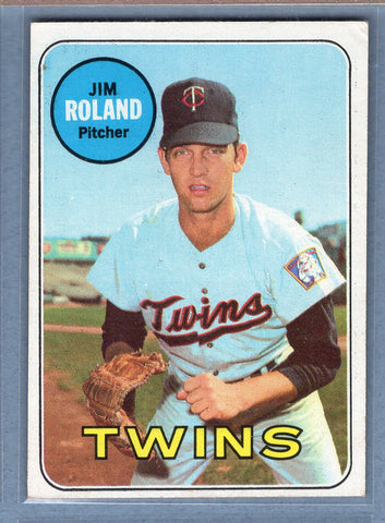 1969 Topps #336 Jim Roland (a) EX-MT  GOWABB