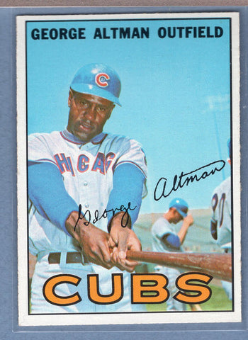 1967 Topps #87 George Altman EX-MT  GO390