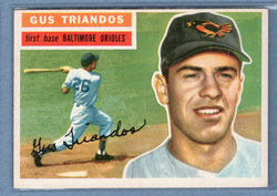 1956 Topps #80 Gus Triandos (WB) VG-EX   GO125