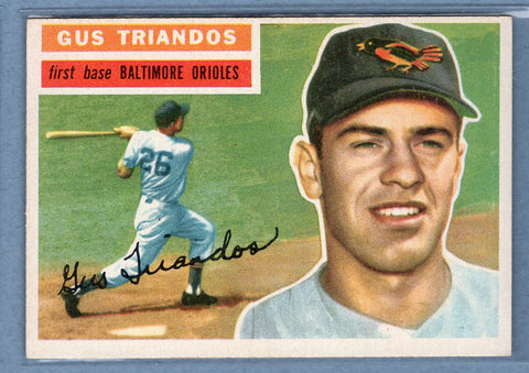 1956 Topps #80 Gus Triandos (WB) VG-EX   GO125
