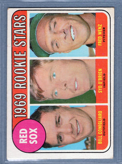 1969 Topps #628 Red Sox Rookies EX  GO661