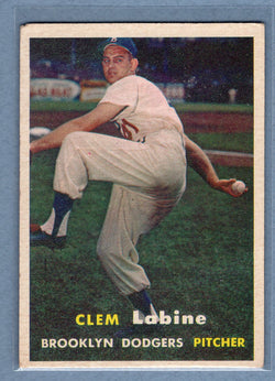 1957 Topps #53 Clem Labine  VG-EX   GO260