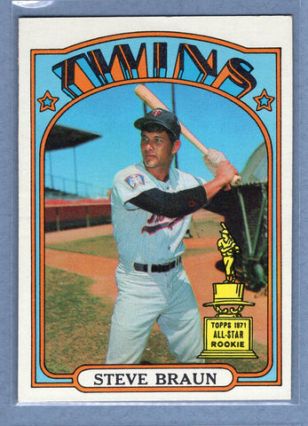 1972 Topps #244 Steve Braun  EX   BL01
