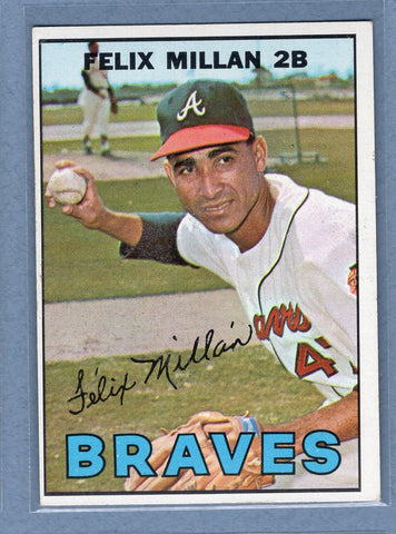 1967 Topps #89 Felix Millan (st) (b) EX-MT   GO223