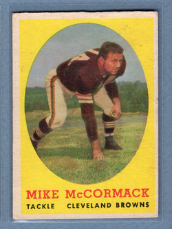 1958 Topps #59 Mike McCormack (HOF) EX   GO36