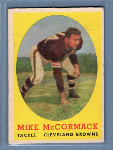1958 Topps #59 Mike McCormack (HOF) EX   GO36