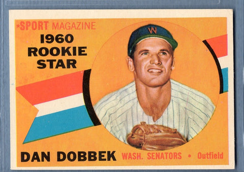 1960 Topps #123 Dan Dobbek VG-EX Set Break 1