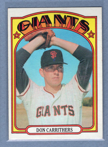 1972 Topps #76 Don Carrithers EX-MT  GO483