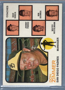 1973 Topps #12 Padres mngr/Coaches  (g) EX-MT  GO669