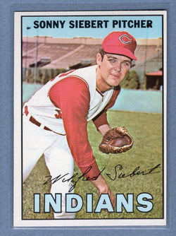 1967 Topps #95 Sonny Siebert EX-MT  GO390