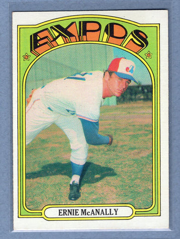 1972 Topps #58 Ernie McAnally EX  GO500